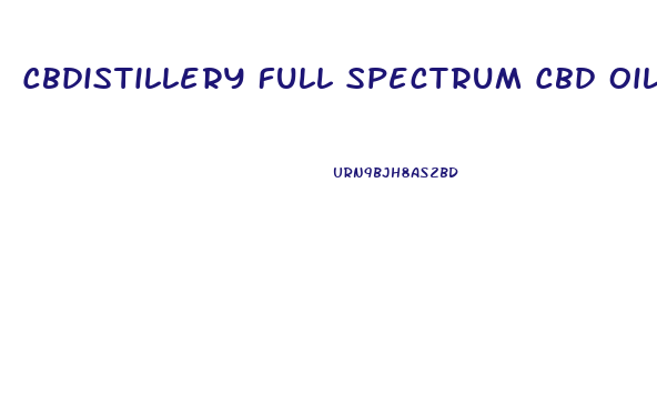 Cbdistillery Full Spectrum Cbd Oil