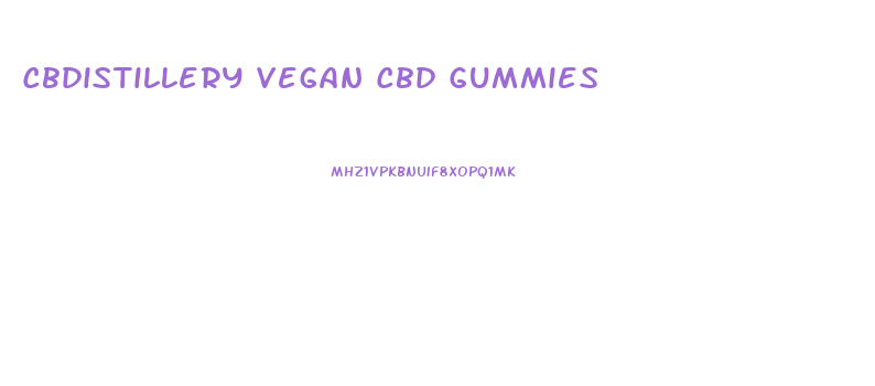 Cbdistillery Vegan Cbd Gummies