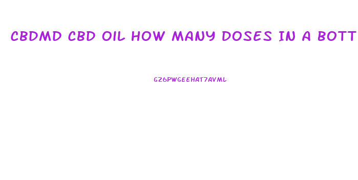 Cbdmd Cbd Oil How Many Doses In A Bottle