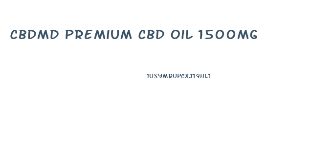 Cbdmd Premium Cbd Oil 1500mg