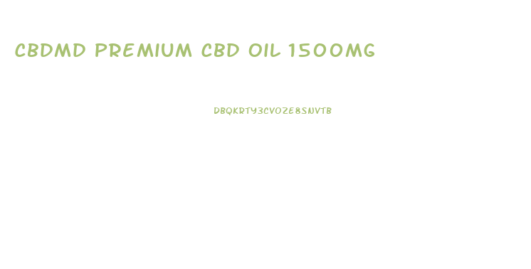 Cbdmd Premium Cbd Oil 1500mg