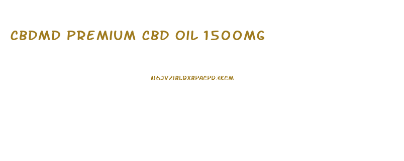 Cbdmd Premium Cbd Oil 1500mg