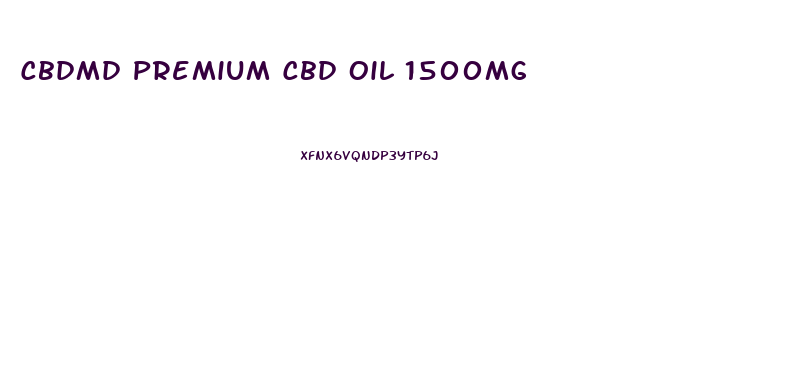 Cbdmd Premium Cbd Oil 1500mg
