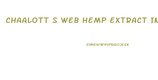 Chaalott S Web Hemp Extract Infused Cbd Gummies Review