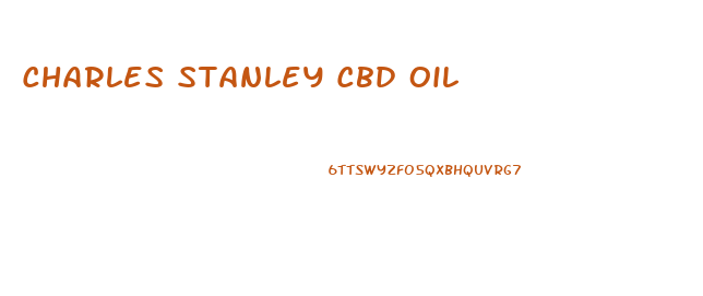 Charles Stanley Cbd Oil