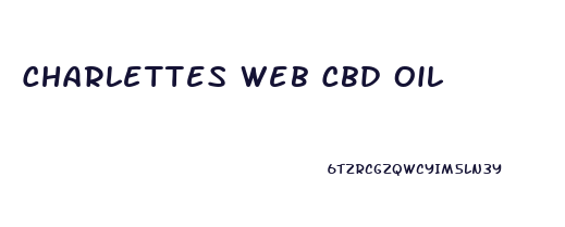 Charlettes Web Cbd Oil