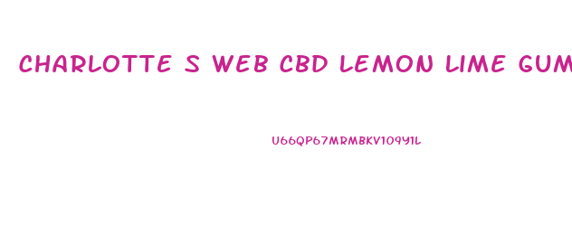 Charlotte S Web Cbd Lemon Lime Gummies
