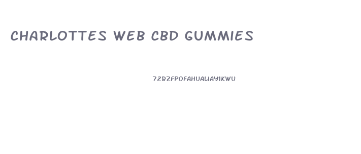 Charlottes Web Cbd Gummies