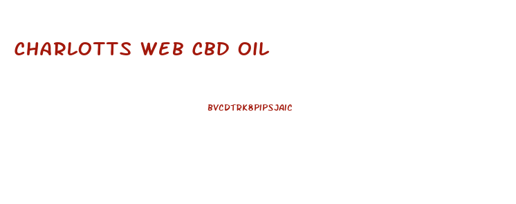 Charlotts Web Cbd Oil