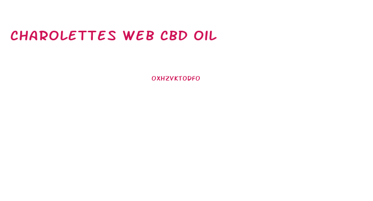 Charolettes Web Cbd Oil