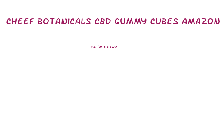Cheef Botanicals Cbd Gummy Cubes Amazon