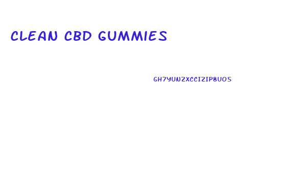 Clean Cbd Gummies