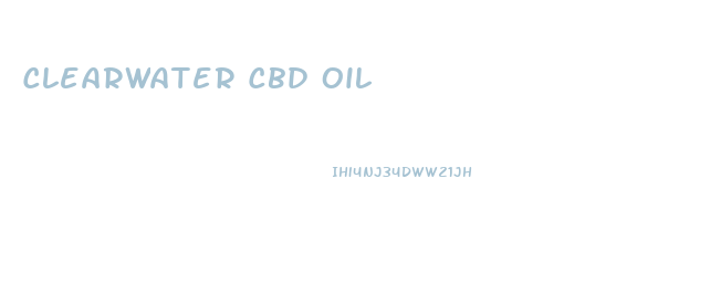 Clearwater Cbd Oil