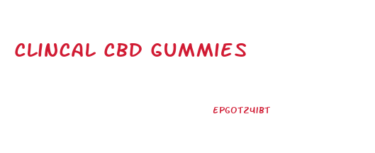 Clincal Cbd Gummies