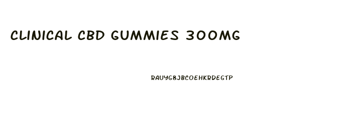 Clinical Cbd Gummies 300mg