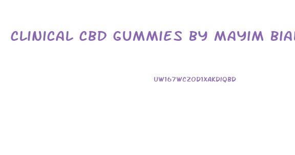 Clinical Cbd Gummies By Mayim Bialik