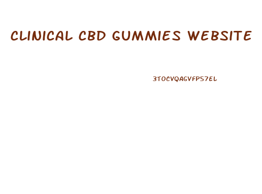 Clinical Cbd Gummies Website