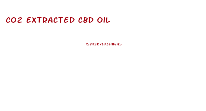 Co2 Extracted Cbd Oil