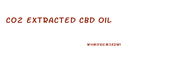 Co2 Extracted Cbd Oil