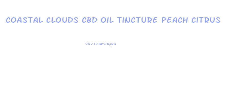 Coastal Clouds Cbd Oil Tincture Peach Citrus