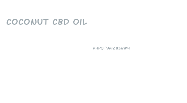 Coconut Cbd Oil