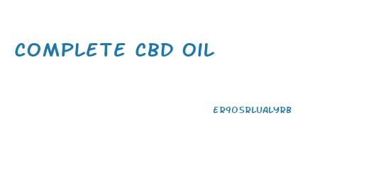 Complete Cbd Oil