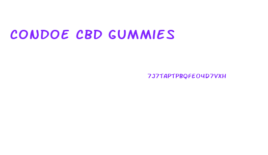 Condoe Cbd Gummies