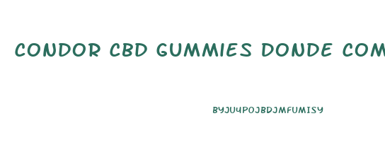 Condor Cbd Gummies Donde Comprar