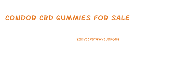 Condor Cbd Gummies For Sale