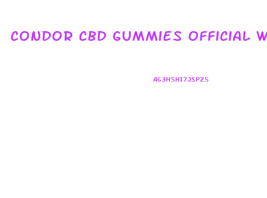 Condor Cbd Gummies Official Website