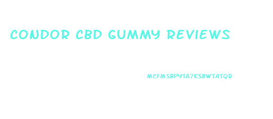 Condor Cbd Gummy Reviews