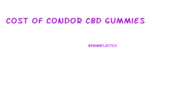 Cost Of Condor Cbd Gummies