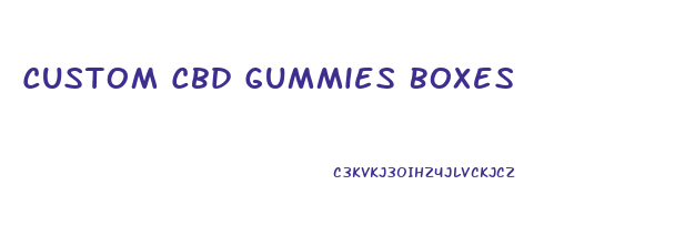 Custom Cbd Gummies Boxes