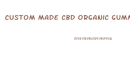 Custom Made Cbd Organic Gummies 100mg