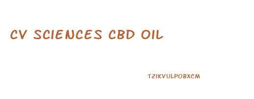 Cv Sciences Cbd Oil