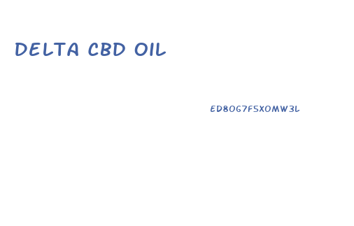 Delta Cbd Oil