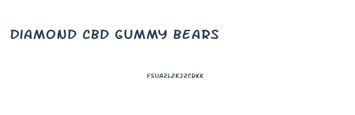 Diamond Cbd Gummy Bears