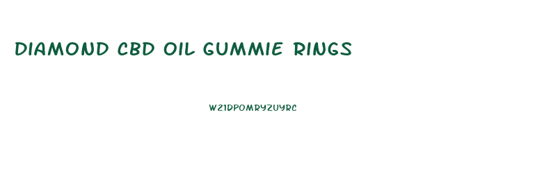 Diamond Cbd Oil Gummie Rings