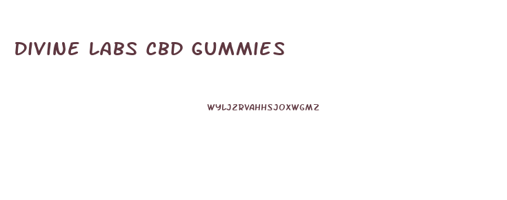 Divine Labs Cbd Gummies