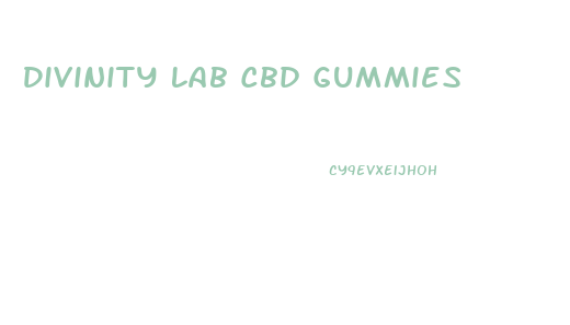 Divinity Lab Cbd Gummies