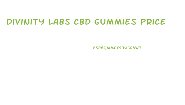 Divinity Labs Cbd Gummies Price