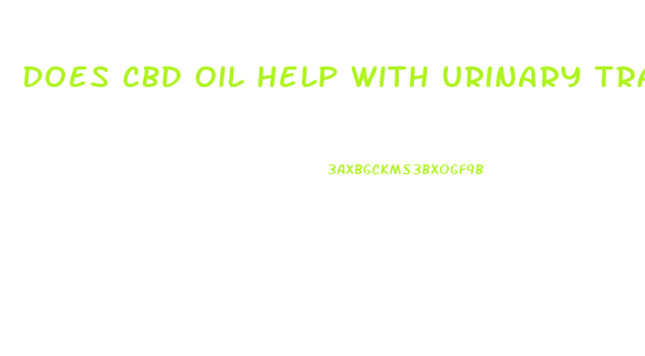 Does Cbd Oil Help With Urinary Tract Infections