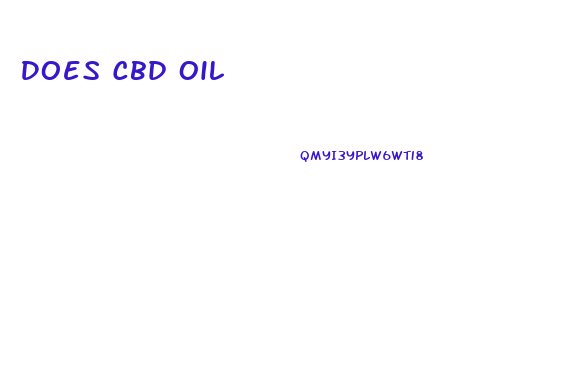 Does Cbd Oil