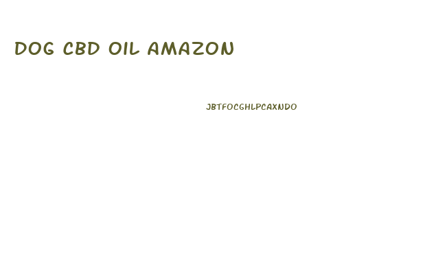 Dog Cbd Oil Amazon