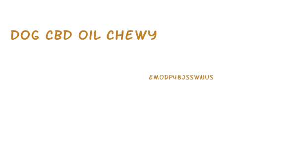 Dog Cbd Oil Chewy