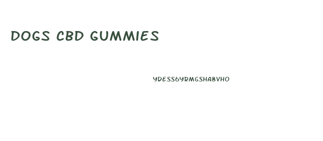 Dogs Cbd Gummies