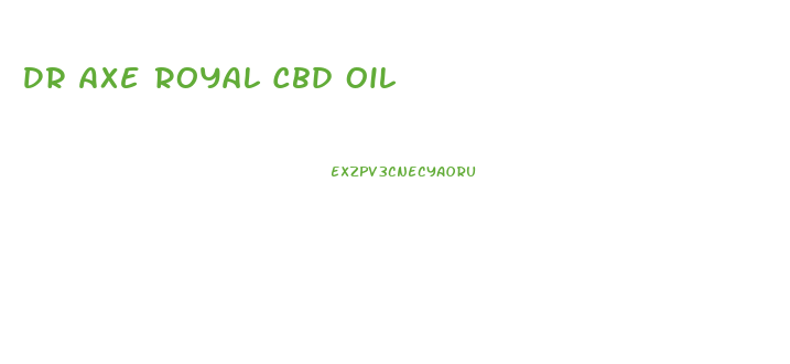 Dr Axe Royal Cbd Oil