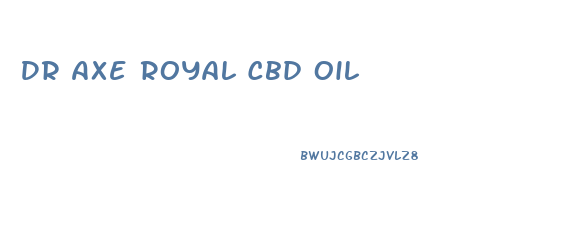 Dr Axe Royal Cbd Oil