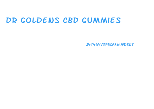 Dr Goldens Cbd Gummies