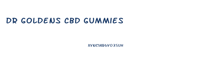 Dr Goldens Cbd Gummies